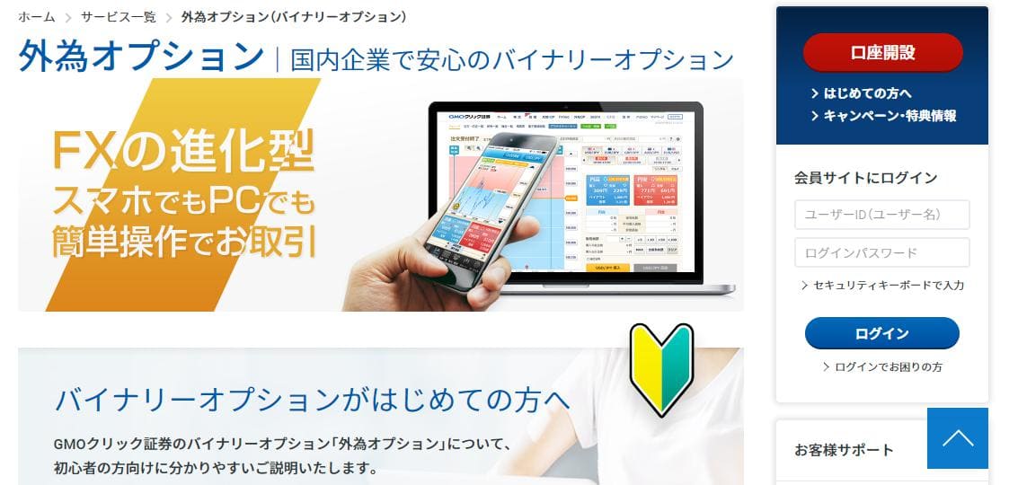 GMOクリック証券を表す図